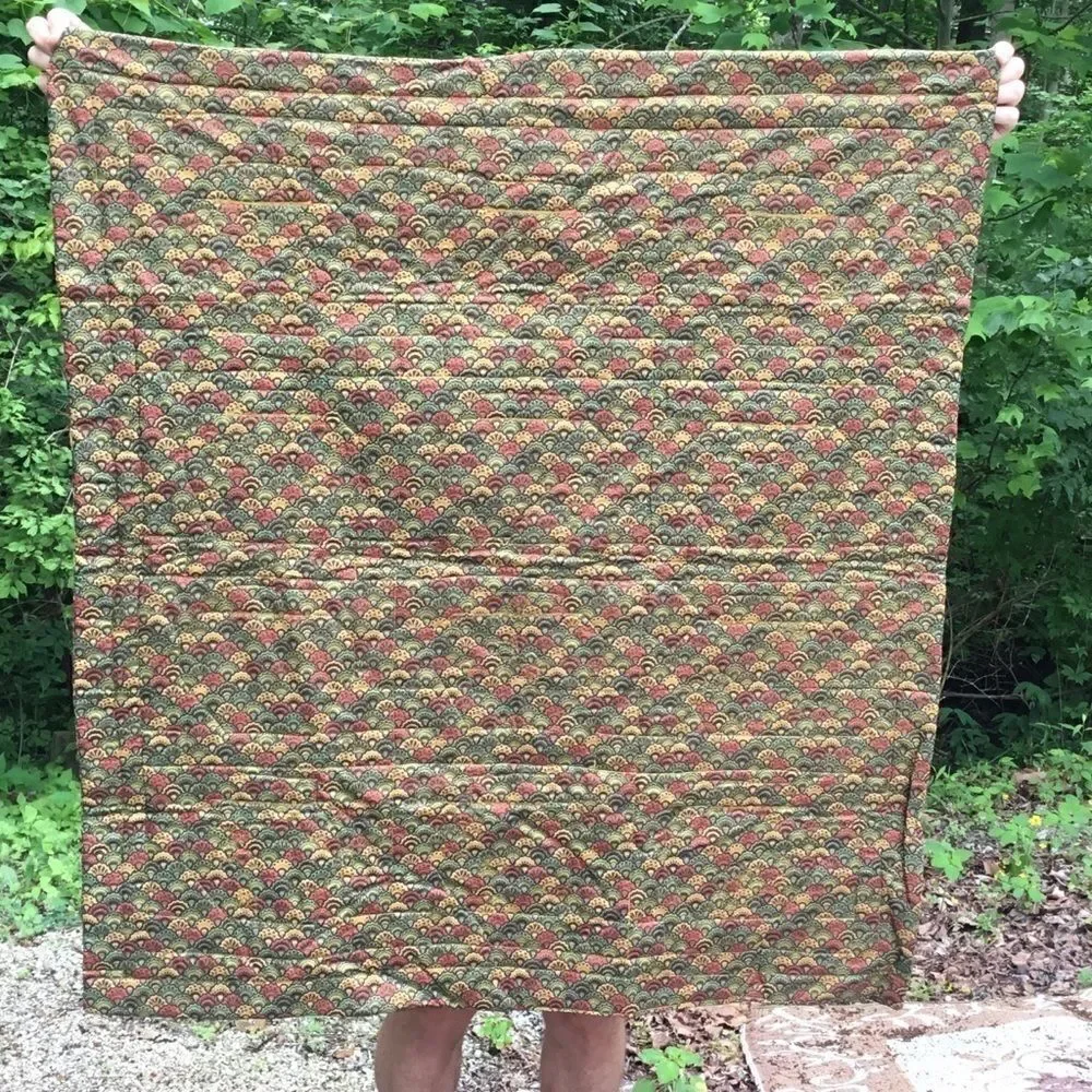 NWT Handcrafted Ginger Jar Quilt